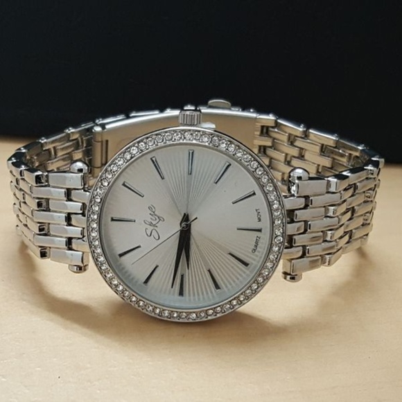 Skye Women's Designer Watch with Sparkling Stones - Picture 1 of 3